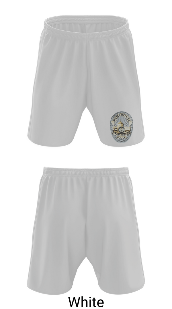 Athletic Shorts With Pockets, Conover PD, Police, Teamtime, Team time, sublimation, custom sports apparel, team uniforms, spirit wear, spiritwear, sports uniforms, custom shirts, team store, custom team store, fundraiser sports, apparel fundraiser