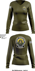 Fire Rescue Operations Group 65022293 Women's Long Sleeve V-neck Shirt - 103