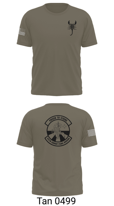 612 Combat Plans Division 33467632 Short Sleeve Performance Shirt - 76