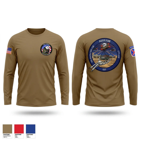 Long Sleeve Performance Shirt, 10th CAB, 277 ASB, A Co, Army, Teamtime, Team time, sublimation, custom sports apparel, team uniforms, spirit wear, spiritwear, sports uniforms, custom shirts, team store, custom team store, fundraiser sports, apparel fundraiser