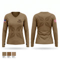 3rd Fleet Women's Long Sleeve V-neck Shirt - 1