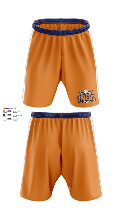 Malone Tigers 80895535 Athletic Shorts With Pockets - 2