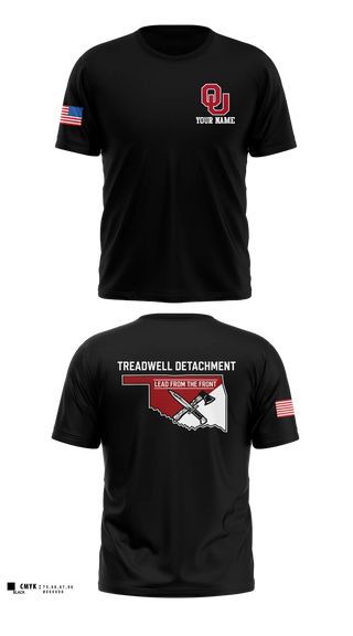 Old School Cotton Shirt, Oklahoma Army ROTC, National Guard, Teamtime, Team time, sublimation, custom sports apparel, team uniforms, spirit wear, spiritwear, sports uniforms, custom shirts, team store, custom team store, fundraiser sports, apparel fundraiser