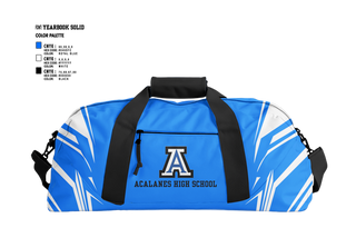 Duffle Bag, Acalanes High School Golf, Golf, Teamtime, Team time, sublimation, custom sports apparel, team uniforms, spirit wear, spiritwear, sports uniforms, custom shirts, team store, custom team store, fundraiser sports, apparel fundraiser