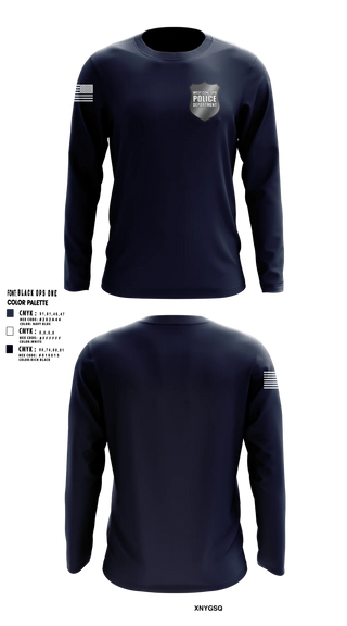Long Sleeve Performance Shirt, West Concord Police Department, Police, Teamtime, Team time, sublimation, custom sports apparel, team uniforms, spirit wear, spiritwear, sports uniforms, custom shirts, team store, custom team store, fundraiser sports, apparel fundraiser