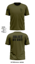 Joliet Police K-9 Unit 79217416 Old School Cotton Feel Shirt - 24