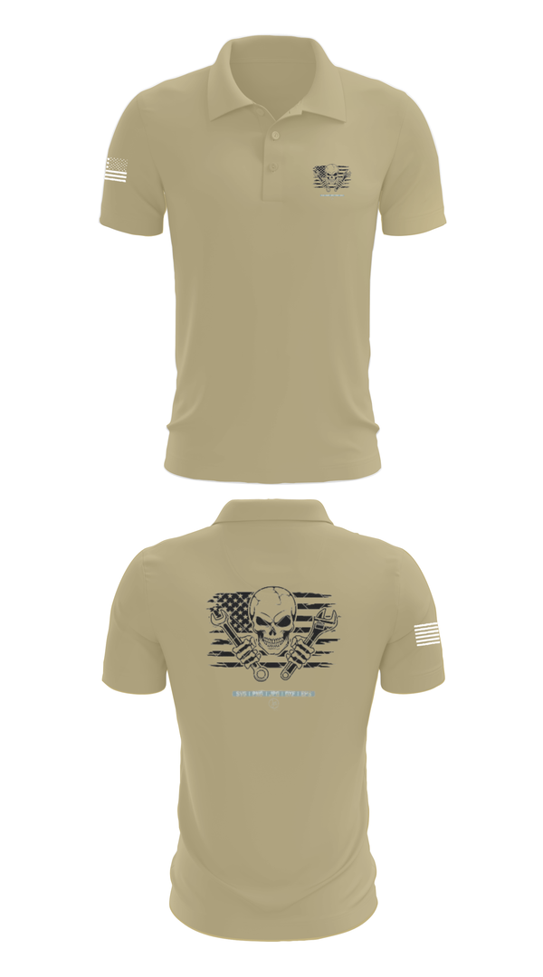 Short Sleeve Performance Polo, 1245th Transportation Company, , Teamtime, Team time, sublimation, custom sports apparel, team uniforms, spirit wear, spiritwear, sports uniforms, custom shirts, team store, custom team store, fundraiser sports, apparel fundraiser