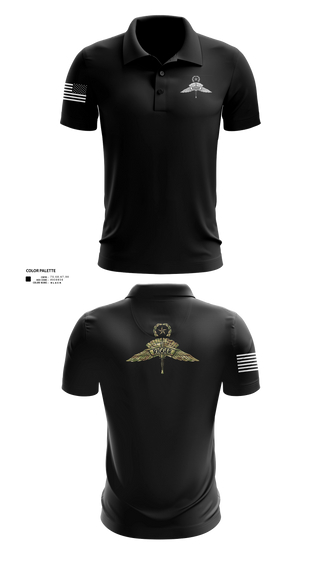 Short Sleeve Performance Polo, Military Free fall school, Army, Teamtime, Team time, sublimation, custom sports apparel, team uniforms, spirit wear, spiritwear, sports uniforms, custom shirts, team store, custom team store, fundraiser sports, apparel fundraiser