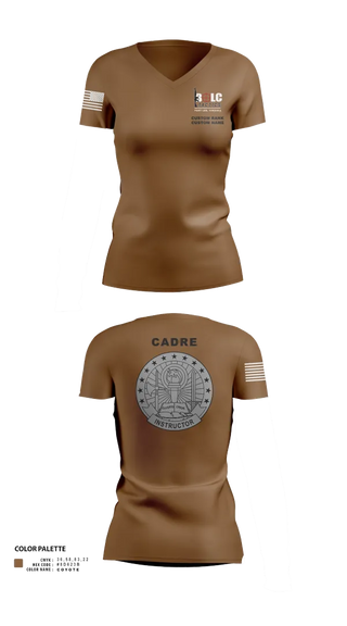 Womens Short Sleeve Vneck Shirt, BOLC TACTICS, , Teamtime, Team time, sublimation, custom sports apparel, team uniforms, spirit wear, spiritwear, sports uniforms, custom shirts, team store, custom team store, fundraiser sports, apparel fundraiser