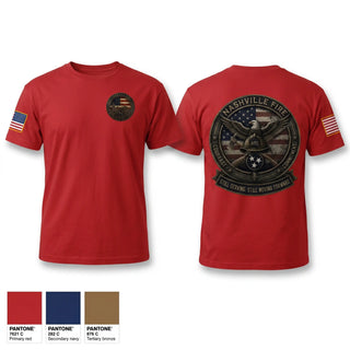 Old School Cotton Feel Shirt, Nashville Fire, Fire Department, Teamtime, Team time, sublimation, custom sports apparel, team uniforms, spirit wear, spiritwear, sports uniforms, custom shirts, team store, custom team store, fundraiser sports, apparel fundraiser