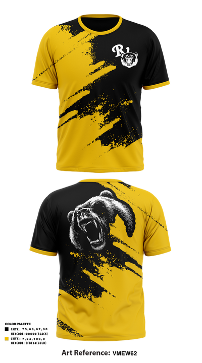 River View Black Bears 82365504 Old School Cotton Feel Shirt - 1