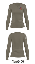 Atascosa ESD2 13949845 Women's Long Sleeve V-neck Shirt - 11