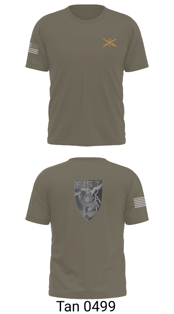 Short Sleeve Performance Shirt, HHB 113th FA / FIST, , Teamtime, Team time, sublimation, custom sports apparel, team uniforms, spirit wear, spiritwear, sports uniforms, custom shirts, team store, custom team store, fundraiser sports, apparel fundraiser