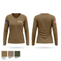 Clark County Sheriffs Office Women's Long Sleeve V-neck Shirt - 1