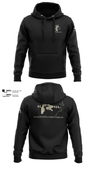 Hoodie, North Carolina Police Dog Association, Police, Teamtime, Team time, sublimation, custom sports apparel, team uniforms, spirit wear, spiritwear, sports uniforms, custom shirts, team store, custom team store, fundraiser sports, apparel fundraiser