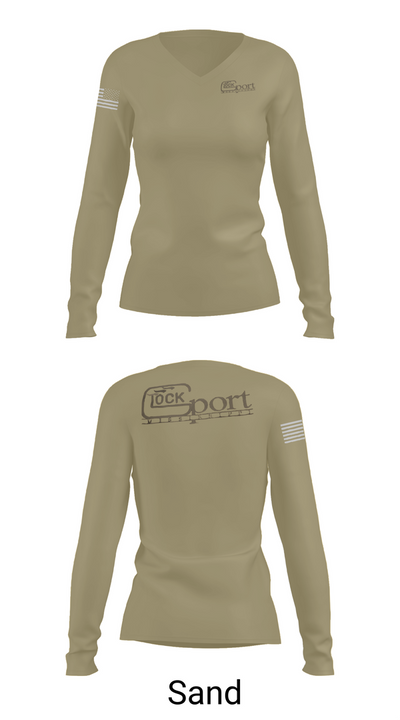 Csf 95322633 Women's Long Sleeve V-neck Shirt - 92