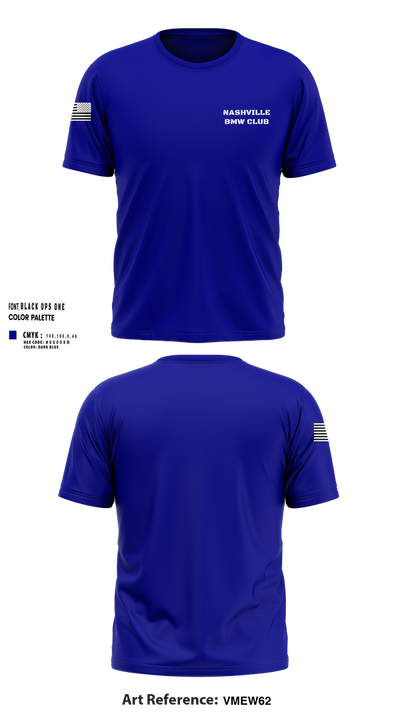 BMW Club of Nashville 77939303 Short Sleeve Performance Shirt - 100
