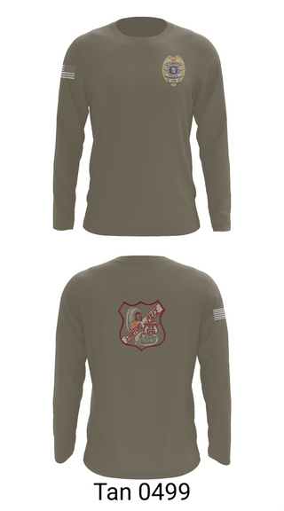 Long Sleeve Performance Shirt, Strafford Police Department, Police, Teamtime, Team time, sublimation, custom sports apparel, team uniforms, spirit wear, spiritwear, sports uniforms, custom shirts, team store, custom team store, fundraiser sports, apparel fundraiser