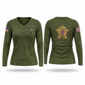 Erath County Sheriff’s Office Women's Long Sleeve V-neck Shirt - 1