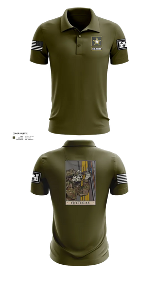 Short Sleeve Performance Polo, 378th ECC, , Teamtime, Team time, sublimation, custom sports apparel, team uniforms, spirit wear, spiritwear, sports uniforms, custom shirts, team store, custom team store, fundraiser sports, apparel fundraiser