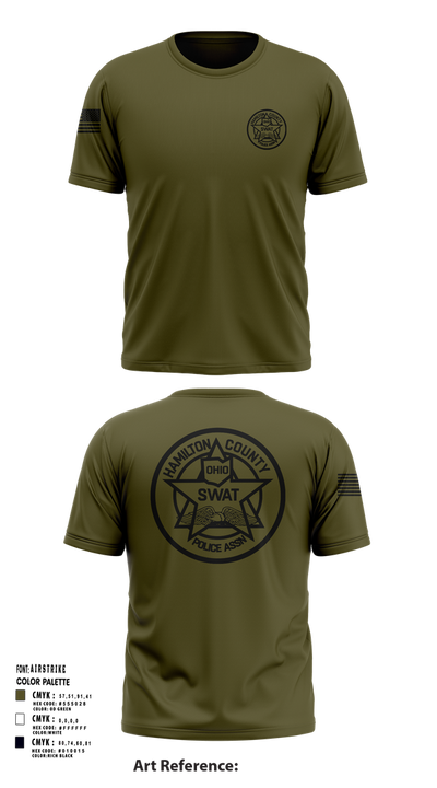 HCPA Swat 1437477 Short Sleeve Performance Shirt - 104