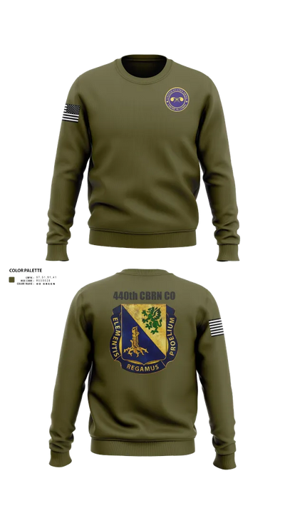 440th CBRN CO 79820871 Crew Neck Sweatshirt - 101