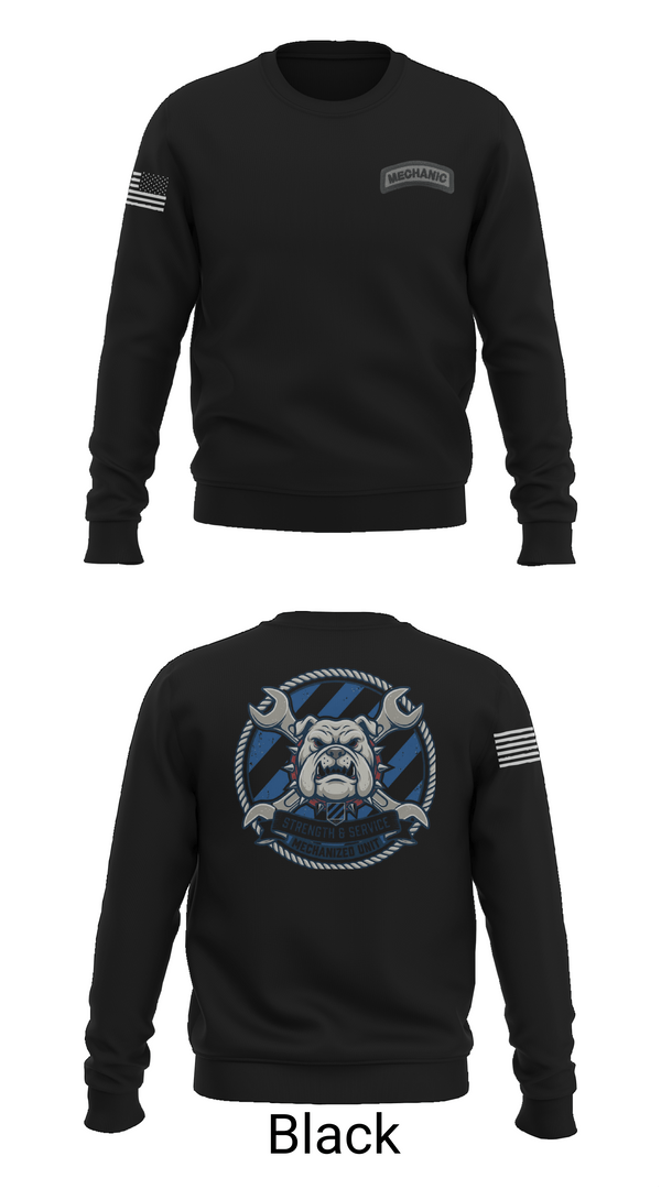 Crew Neck Sweatshirt, 3ID 3BSB BCO, Army, Teamtime, Team time, sublimation, custom sports apparel, team uniforms, spirit wear, spiritwear, sports uniforms, custom shirts, team store, custom team store, fundraiser sports, apparel fundraiser