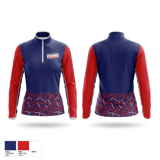 Quarter Zip Jacket, NC LADY GEMS, Women's Basketball, Teamtime, Team time, sublimation, custom sports apparel, team uniforms, spirit wear, spiritwear, sports uniforms, custom shirts, team store, custom team store, fundraiser sports, apparel fundraiser