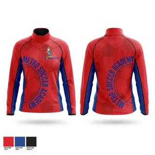 Quarter Zip Jacket, Metro Sports Center Volleyball, Men's Volleyball, Teamtime, Team time, sublimation, custom sports apparel, team uniforms, spirit wear, spiritwear, sports uniforms, custom shirts, team store, custom team store, fundraiser sports, apparel fundraiser