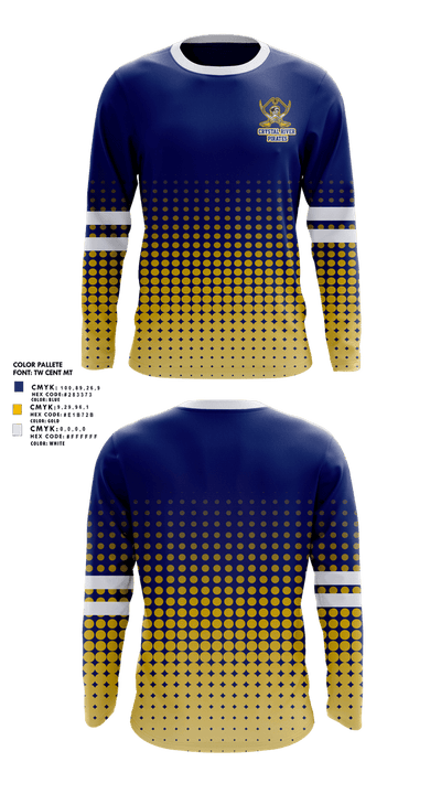 Crystal River Pirates 96788049 Long Sleeve Performance Shirt 1