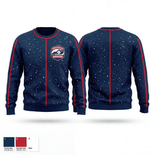 Crew Neck Sweatshirt, Owensboro Bombers, Baseball, Teamtime, Team time, sublimation, custom sports apparel, team uniforms, spirit wear, spiritwear, sports uniforms, custom shirts, team store, custom team store, fundraiser sports, apparel fundraiser