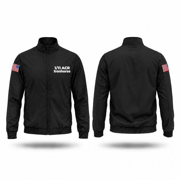 Windbreaker, 1/11 ACR Ironhorse, Army, Teamtime, Team time, sublimation, custom sports apparel, team uniforms, spirit wear, spiritwear, sports uniforms, custom shirts, team store, custom team store, fundraiser sports, apparel fundraiser