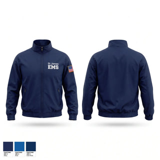 Windbreaker, St. James EMS, EMS/EMT, Teamtime, Team time, sublimation, custom sports apparel, team uniforms, spirit wear, spiritwear, sports uniforms, custom shirts, team store, custom team store, fundraiser sports, apparel fundraiser