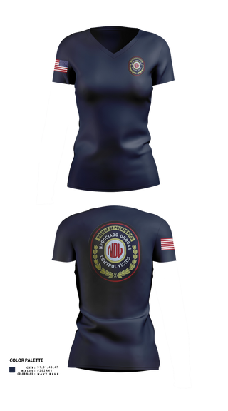 Womens Short Sleeve Vneck Shirt, Drugs And Narcotics Intelligence Vice Squad, Police, Teamtime, Team time, sublimation, custom sports apparel, team uniforms, spirit wear, spiritwear, sports uniforms, custom shirts, team store, custom team store, fundraiser sports, apparel fundraiser