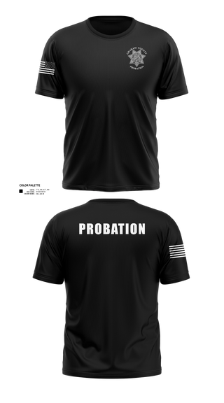 Short Sleeve Performance Shirt, Graham County Probation, Police, Teamtime, Team time, sublimation, custom sports apparel, team uniforms, spirit wear, spiritwear, sports uniforms, custom shirts, team store, custom team store, fundraiser sports, apparel fundraiser