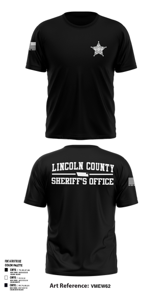 Short Sleeve Performance Shirt, Lincoln County Sheriff's Office, Police, Teamtime, Team time, sublimation, custom sports apparel, team uniforms, spirit wear, spiritwear, sports uniforms, custom shirts, team store, custom team store, fundraiser sports, apparel fundraiser