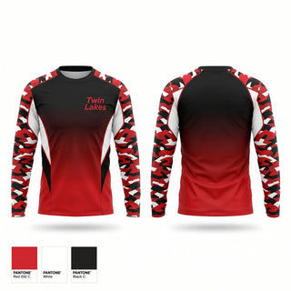 Long Sleeve Performance Shirt, Twin Lakes, Cheer, Teamtime, Team time, sublimation, custom sports apparel, team uniforms, spirit wear, spiritwear, sports uniforms, custom shirts, team store, custom team store, fundraiser sports, apparel fundraiser