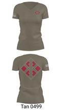 450th EN CO 83257262 Women's Short Sleeve V-neck Shirt - 6