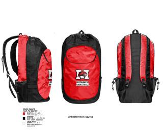 Gear Bag, Manchester High School Redhawks, Women's Basketball, Teamtime, Team time, sublimation, custom sports apparel, team uniforms, spirit wear, spiritwear, sports uniforms, custom shirts, team store, custom team store, fundraiser sports, apparel fundraiser