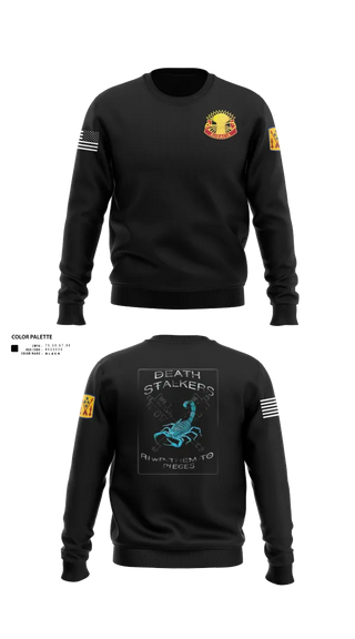 Crew Neck Sweatshirt, 5-4 ADA A BTRY 3rd PLT, , Teamtime, Team time, sublimation, custom sports apparel, team uniforms, spirit wear, spiritwear, sports uniforms, custom shirts, team store, custom team store, fundraiser sports, apparel fundraiser