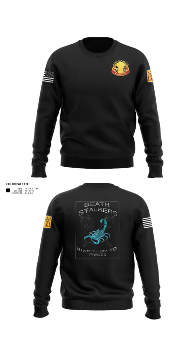 5-4 ADA A BTRY 3rd PLT 45345597 Crew Neck Sweatshirt - 11