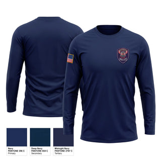 Long Sleeve Performance Shirt, Choctaw Police Department, Police, Teamtime, Team time, sublimation, custom sports apparel, team uniforms, spirit wear, spiritwear, sports uniforms, custom shirts, team store, custom team store, fundraiser sports, apparel fundraiser
