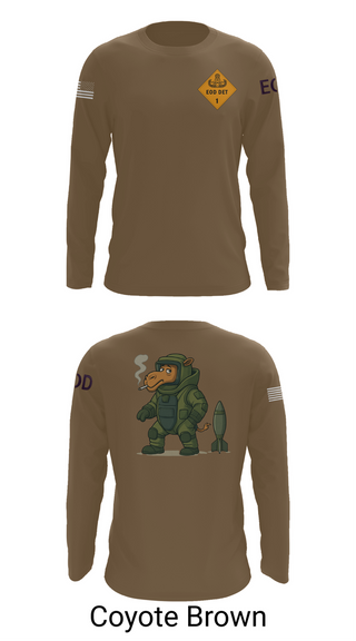 Long Sleeve Performance Shirt, 1st EOD DET, , Teamtime, Team time, sublimation, custom sports apparel, team uniforms, spirit wear, spiritwear, sports uniforms, custom shirts, team store, custom team store, fundraiser sports, apparel fundraiser