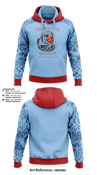 Hoodie, Crismon Rattlers, Women's Basketball, Teamtime, Team time, sublimation, custom sports apparel, team uniforms, spirit wear, spiritwear, sports uniforms, custom shirts, team store, custom team store, fundraiser sports, apparel fundraiser