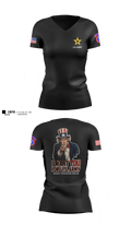 Alaska Army Recruiting Women's Short Sleeve V-neck Shirt - 5