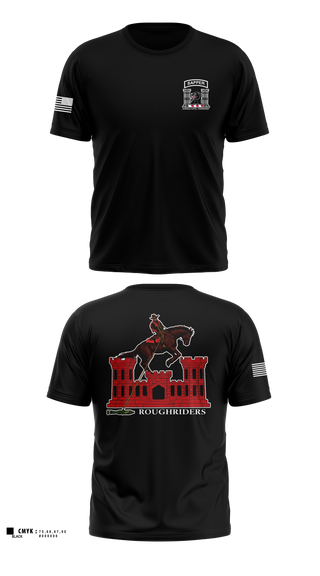 Old School Cotton Feel Shirt, 630th Engineer Clearance Company, Army, Teamtime, Team time, sublimation, custom sports apparel, team uniforms, spirit wear, spiritwear, sports uniforms, custom shirts, team store, custom team store, fundraiser sports, apparel fundraiser