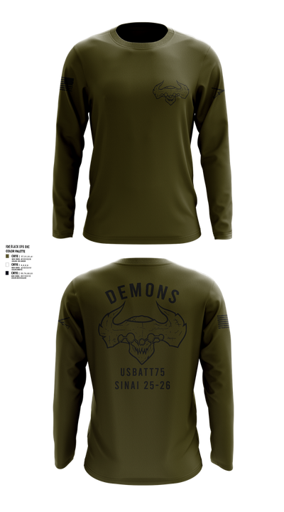 D-co 1-173 1st PLT 21707441 Long Sleeve Performance Shirt 110