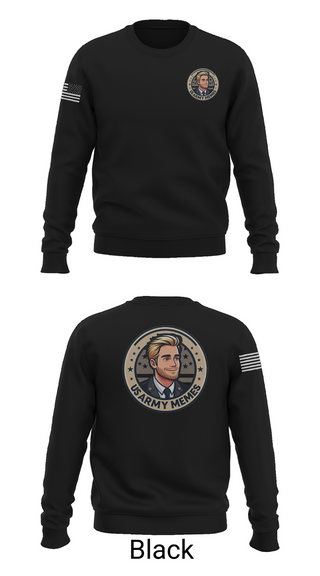 Crew Neck Sweatshirt, U.S Army memes, , Teamtime, Team time, sublimation, custom sports apparel, team uniforms, spirit wear, spiritwear, sports uniforms, custom shirts, team store, custom team store, fundraiser sports, apparel fundraiser