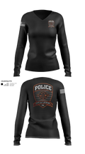 City of Latrobe 96870141 Women's Long Sleeve V-neck Shirt - 21