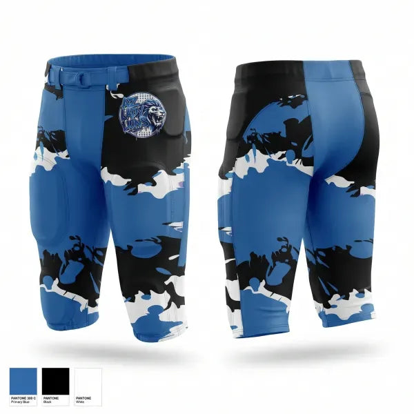Football Pants, Lady Lions, , Teamtime, Team time, sublimation, custom sports apparel, team uniforms, spirit wear, spiritwear, sports uniforms, custom shirts, team store, custom team store, fundraiser sports, apparel fundraiser